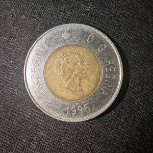 1996 Canada First Canadian Toonie $2 Two Dollar Coin Polar Bear offers welcome;